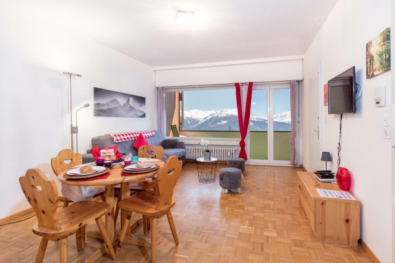 L'Eperon Center Crans Wonderful View 아파트 외부 사진